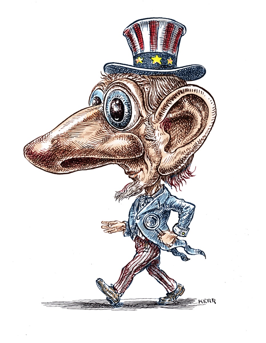 US Surveillance Homunculus • INX Syndicate