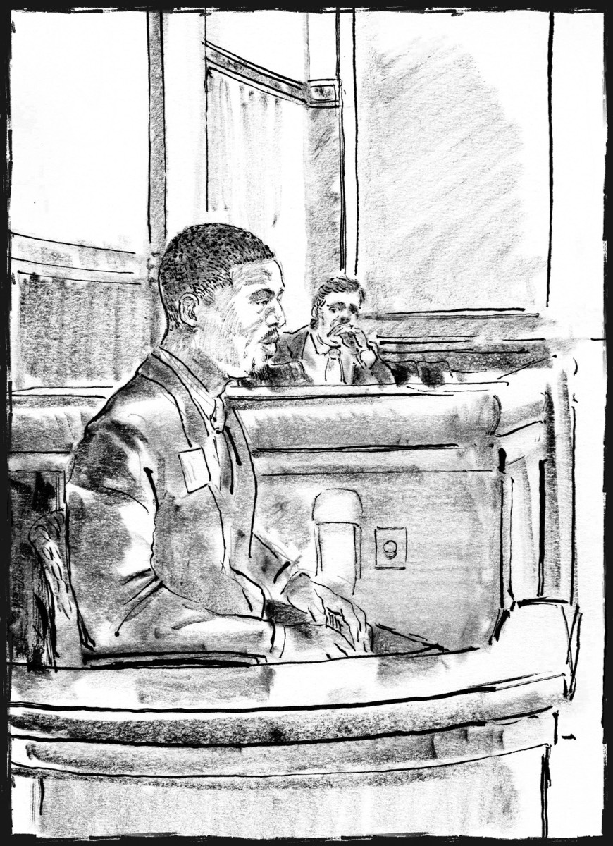 Courtroom Drawing • National Civil Rights Trial Competition