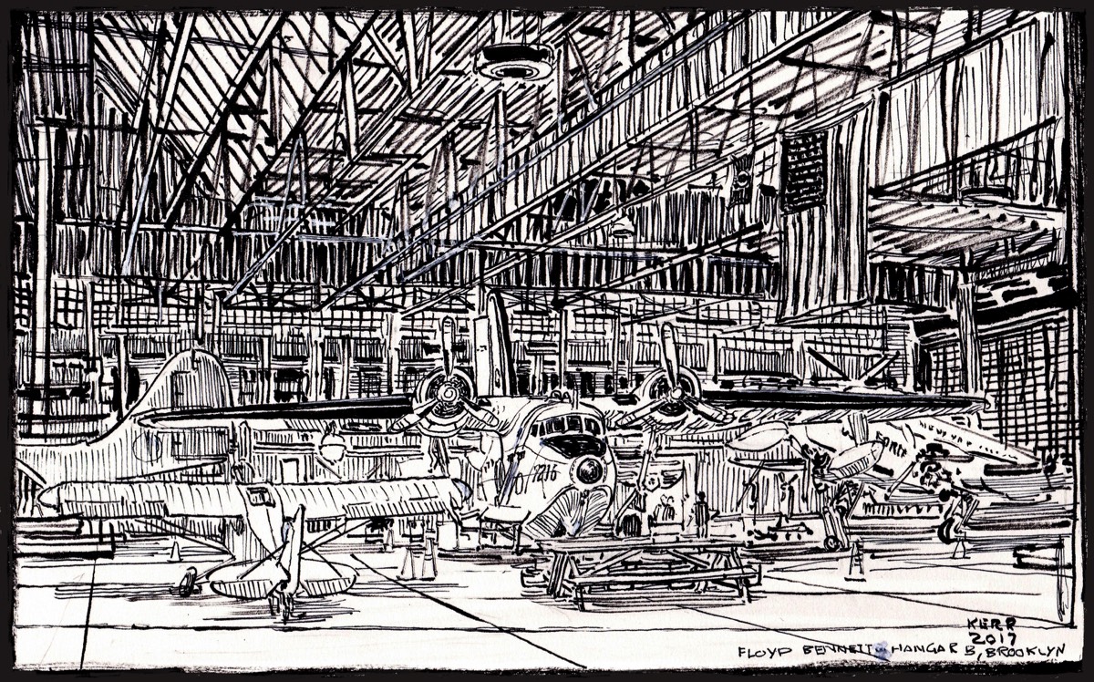 Floyd Bennett Field • Sketchbook