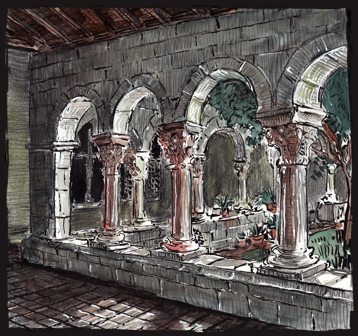 Cloisters • Sketchbook