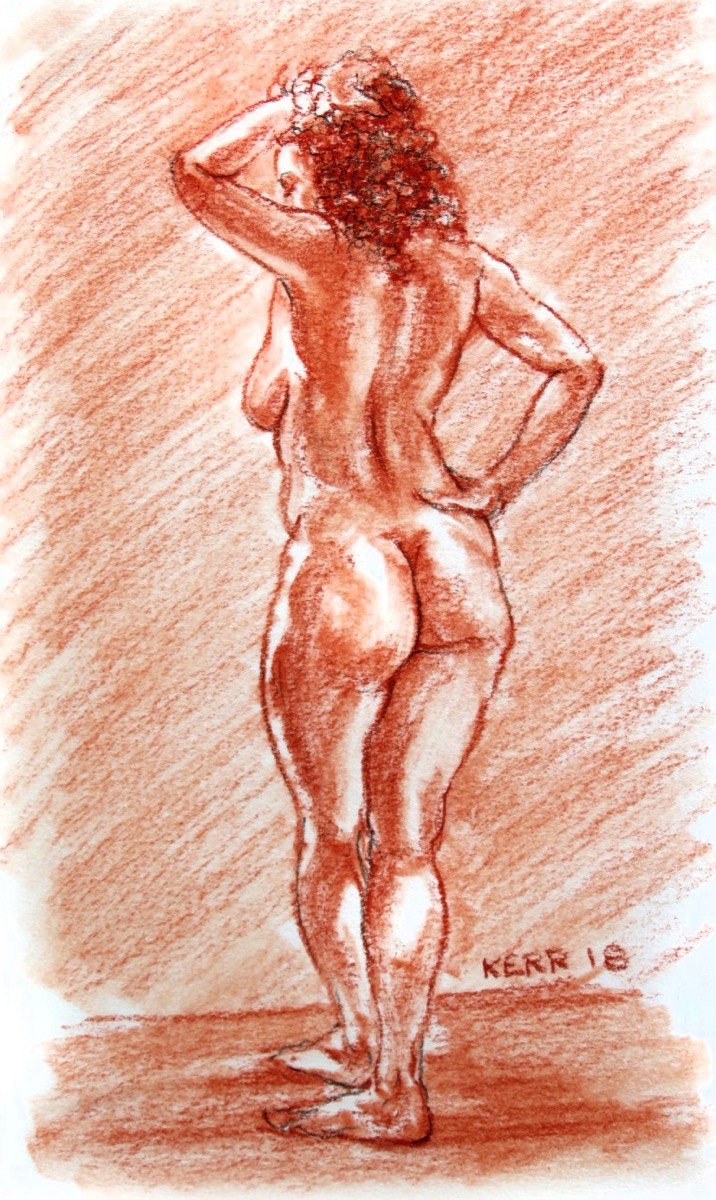 20 Minute Study • Sanguine Conte on Paper